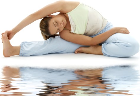 ashtanga yoga on white sand